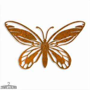 Zawieszalnia – décoration murale 3D Papillon Goliath L 44 cm en acier corten