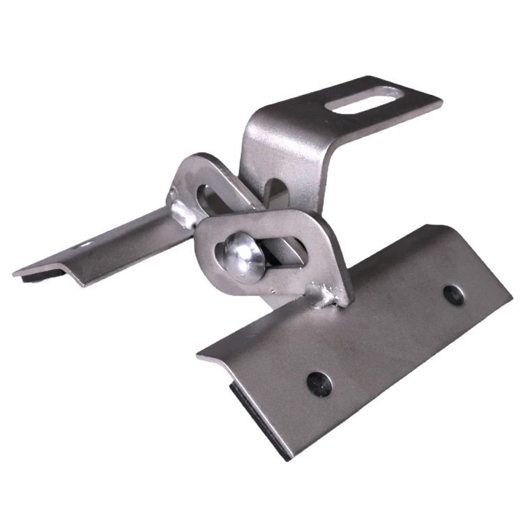 Support trapézoïdal en tôle réglable 10cm acier inoxydable 1.4016 PV-08-32 (1)