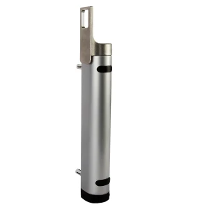Locinox Rhino – ferme-porte hydraulique 180° pour portail avec réglage de fermeture, argenté
