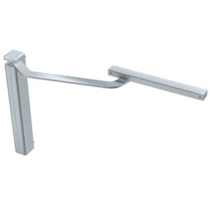 Ferme-portillon ASSA ABLOY avec rail coulissant CAM-MOTION, gauche, argent