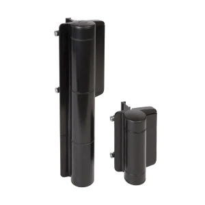 Locinox – ferme-portail hydraulique 2 en 1 avec charnière pour portails et portillons 180° noir