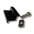 Pince latérale 30mm avec vis et insert - Peint en noir PV-03-23 (1)
