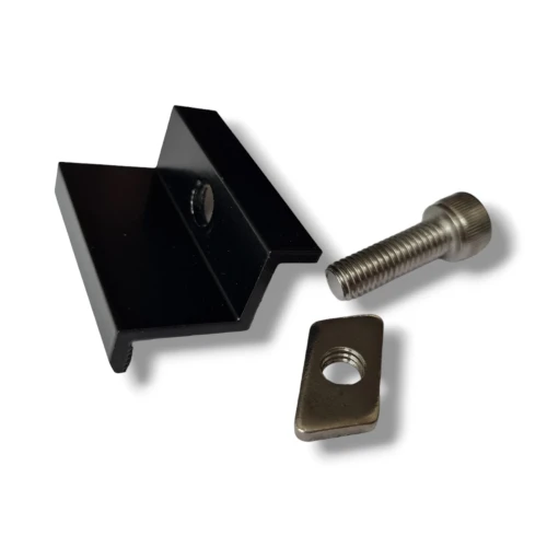 Pince latérale 30mm avec vis et insert - Peint en noir PV-03-23 (1)