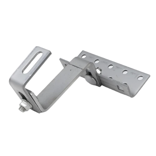 Crochet de toit Vario Classe 5-6-5 - 3x Réglable Acier inoxydable 1.4016 - 120mm - Renforcé PV-08-34