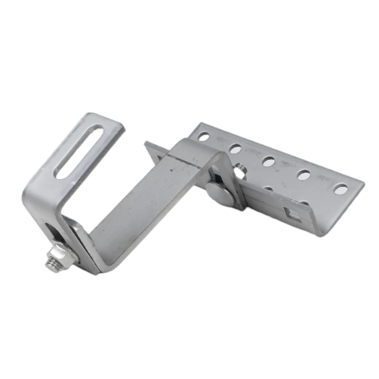 Crochet de toit Vario Classe 5-6-5 - 3x Réglable Acier inoxydable 1.4016 - 120mm - Renforcé PV-08-34