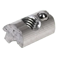 Insert coulissant M8 à bille de blocage pour profilé PV – aluminium 6060