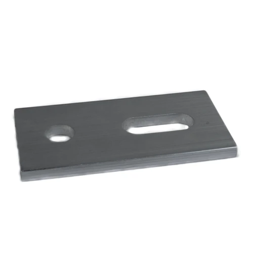 Adaptateur en aluminium 40x80x5 PV-07-05