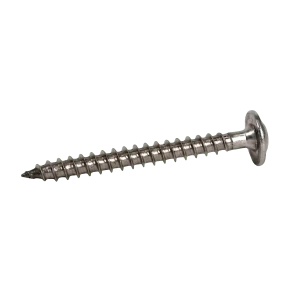 Vis à bois TCS M8x80/72 en acier inoxydable A2 – fixation PV sur chevrons