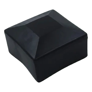 Bouchon noir LLDPE pour profilés de montage PV 40×40 mm – type 2
