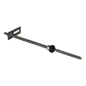 Boulon double filetage M10x300 avec adaptateur de montage pour structures PV