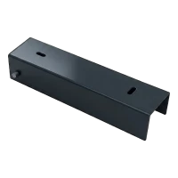 Cornière de soubassement de clôture 200×50 mm acier anthracite