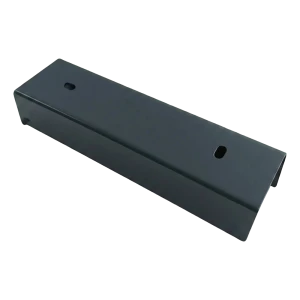 Cornière de raccordement pour muret de clôture 200×55 mm – acier galvanisé, anthracite