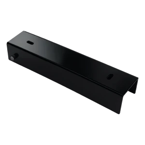 Cornière pour soubassement de clôture 200×50 mm noire – support de fixation en acier