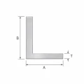 Cornière aluminium inégale 40×20×2,6 mm – profilé L, longueur 2000 mm 001-702 (2)