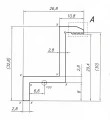 Pince latérale H30 noire anodisée – pince d'extrémité PV L50 PV-03-02 (3)