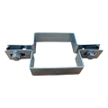Collier de fixation pour panneaux de clôture carré intermédiaire 100×100 mm galvanisé 001-617 (3)