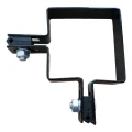 Collier d'angle pour panneaux 80×80 mm noir RAL 9005 – kit de montage complet 001-612 (3)