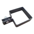 Collier d'extrémité pour clôture 80×80 mm graphite RAL 7016 – kit de montage complet 001-619 (3)