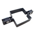 Collier de clôture a panneaux intermédiaire 80×80 mm graphite RAL 7016 – kit complet 001-611 (1)