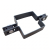 Collier de clôture a panneaux intermédiaire 80×80 mm graphite RAL 7016 – kit complet 001-611 (1)