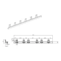 Crémaillère pour portails coulissants autoportants Plastique L1000X20 jusqu'à 800 kg 000-204 (3)