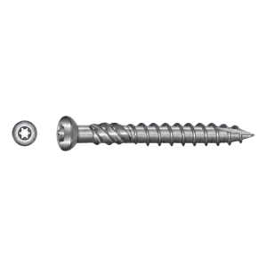TOBSTEEL Vis de terrasse Quadra-Speed ART. 9001 A2 5,0 x 60 mm TX25