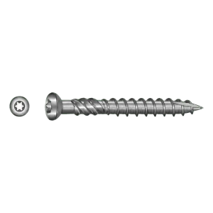 TOBSTEEL Vis de terrasse Quadra-Speed ART. 9001 acier A2 5,0 x 70 mm TX25
