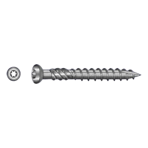 Vis de terrasse TOBSTEEL Quadra-Speed ART. 9001 acier inoxydable C1 – 5,0 x 50 mm TX25