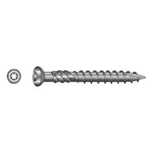 Vis de terrasse TOBSTEEL Quadra-Speed ART. 9001 acier inoxydable C1 – 5,0 x 60 mm TX25