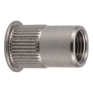 Écrou à river TOBSTEEL en acier inoxydable A2 M4×10 à petite tête fraisée – carton de 250 pcs