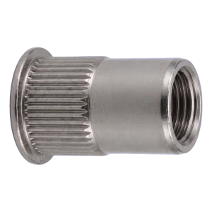 Écrou à river conique TOBSTEEL M5 ouvert inox A2 – carton de 250 pièces