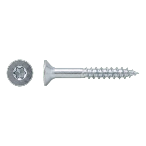 Vis pour construction bois en acier inoxydable A2 TX10 3,0×40 mm – tête fraisée, filetage partiel – carton de 200 pièces