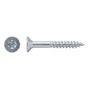 TOBSTEEL vis pour construction bois A2 TX25 6,0×50 mm, filetage partiel – carton de 100 pièces