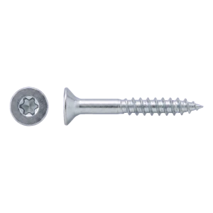 Vis pour construction bois en acier inoxydable A2 TX10 3,0×50 mm – tête fraisée, filetage partiel – carton de 200 pièces