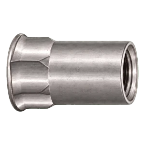 Écrou à river en acier inoxydable A2 M5×14 mm – petite tête fraisée, fût semi-hexagonal – carton de 250 pièces