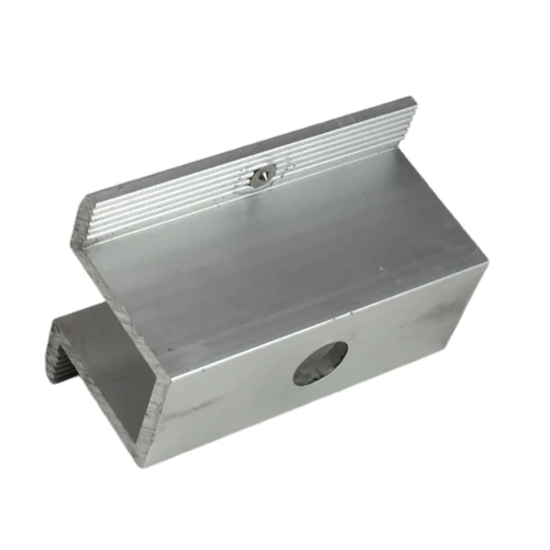 Pince centrale H25 L50 avec broche de mise à la terre PV-04-09 (1)