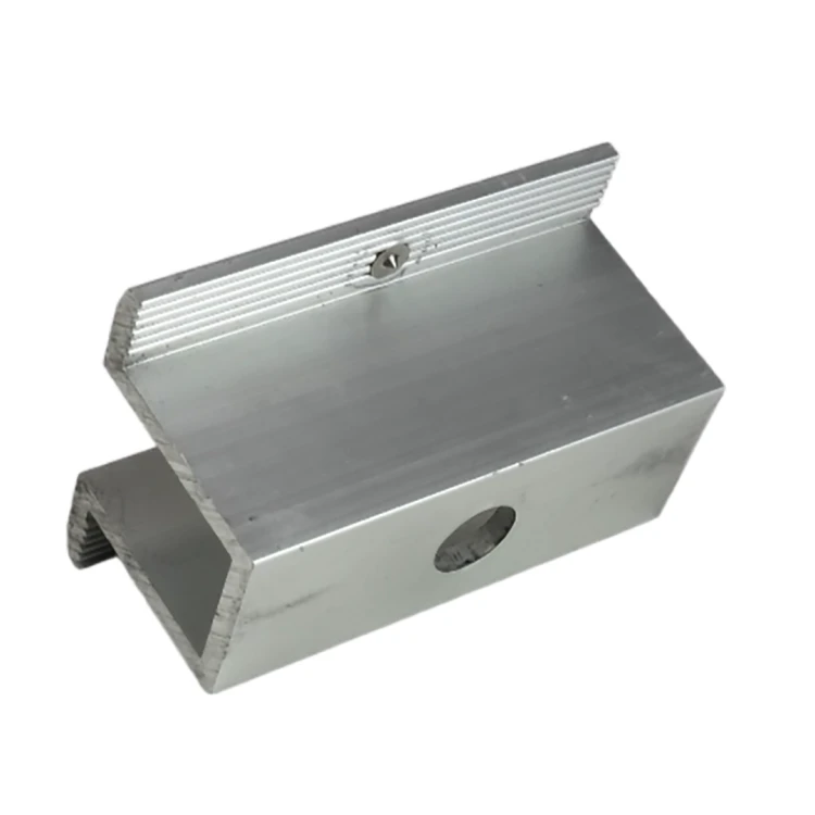Pince centrale H25 L50 avec broche de mise à la terre PV-04-09 (1)