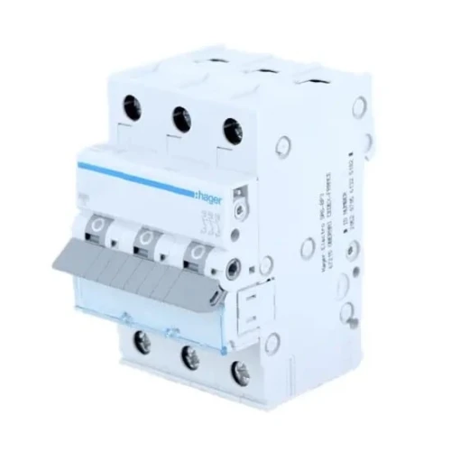 HAGER disjoncteur à maximum de courant B 10A 3P 6kA MBN310E GPV-401-22