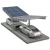 Carport Photovoltaïque pour 2 véhicules T 11,4m x 3,3m Abri Solaire GPV-101-08
