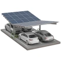 Carport Photovoltaïque pour 4 véhicules T 11,4m x 5,2m Abri Solaire GPV-101-13