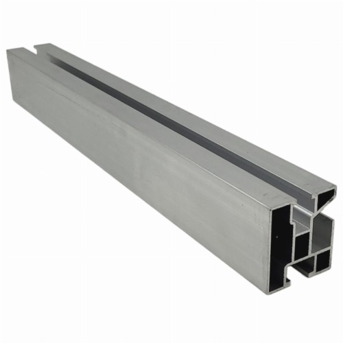 Profil en aluminium 665cm 45x40 avec conduit de câbles 90509 PV-01-29