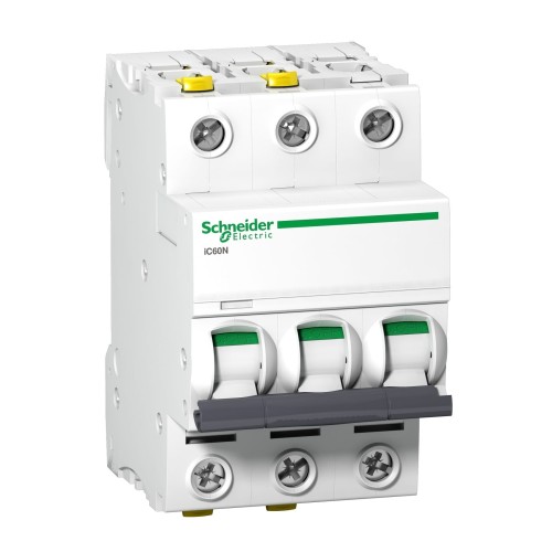 Schneider Electric Disjoncteur B 16A 3P 6kA iC60N-B16-3 Acti9 GPV-401-39