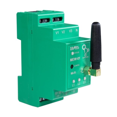Zamel Moniteur d'électricité WI-FI 3F+N pour photovoltaïque GPV-401-40 (2)