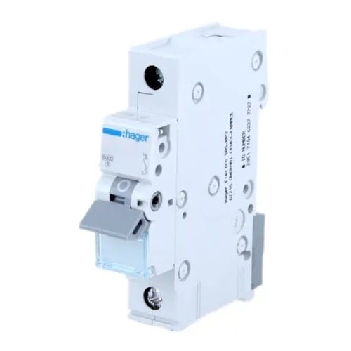 Hager Disjoncteur de surintensité B 10A 1P 6kA GPV-401-42