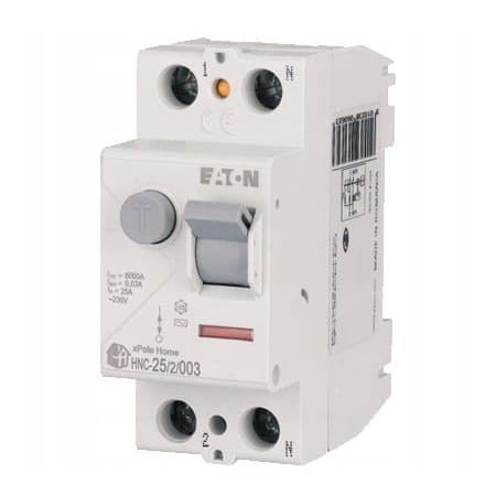 Eaton Disjoncteur à courant résiduel 2P 25A 6kA 30mA AC type GPV-401-70