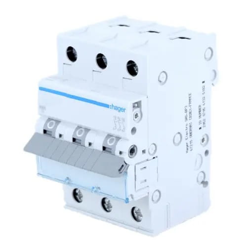 Hager Disjoncteur de surintensité B 25A 3P 6kA GPV-401-72