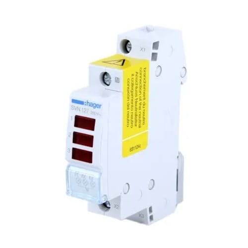 Hager Feu de signalisation LED triple rouge 230VAC GPV-401-84