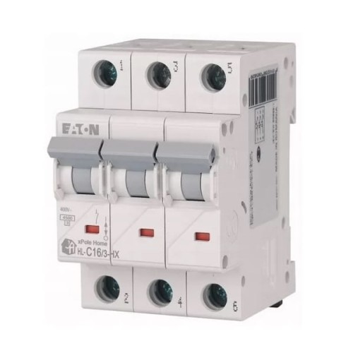 Eaton Disjoncteur de surintensité C 16A 3P 6kA GPV-401-103