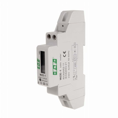 F&F Filipowski Compteur d'électricité 1 phase 45A GPV-401-110