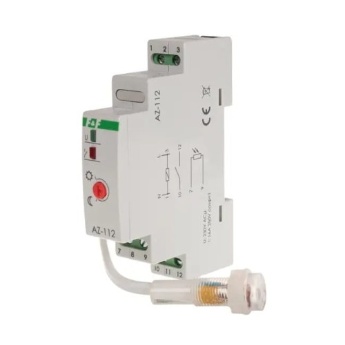 F&F Filipowski Interrupteur crépusculaire automatique 16A 230V 2-1000 lux IP20/65 GPV-401-146